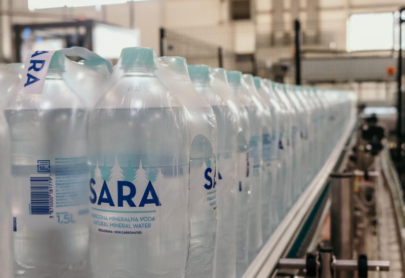 Domaća prirodna mineralna voda Sara plasirana na tržišta Hrvatske i Srbije